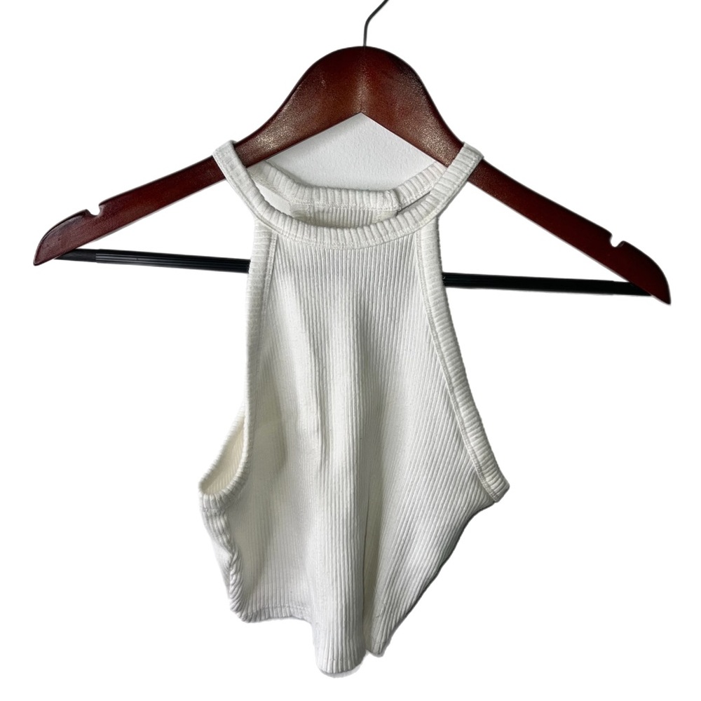 hollister white tank C6